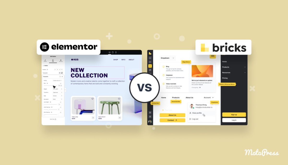 Bricks Builder vs Elementor